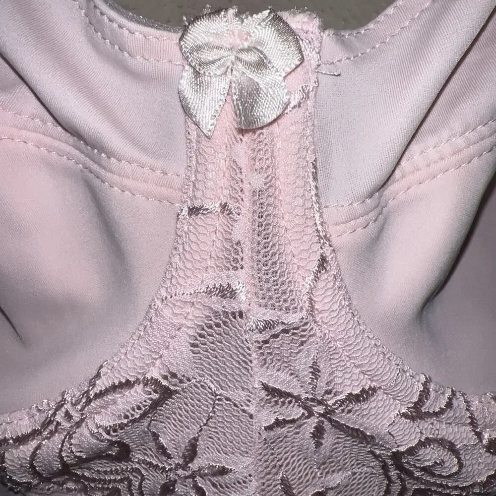 Diana Secret 40B Pink Bodysuit Shaper Tummy Control Compression Shapewear - Picture 3 of 15